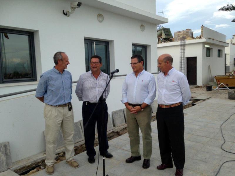 Ayuntamiento y Diputación ultiman los trabajos de ampliación y mejora en el cuartel de la Guardia Civil(Chipiona) 