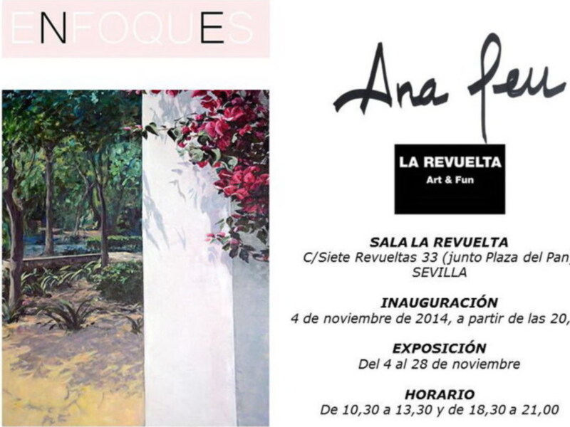 Ana Feu presenta su primera Exposición en solitario en la Sala La Revuelta el Martes 4 de noviembre