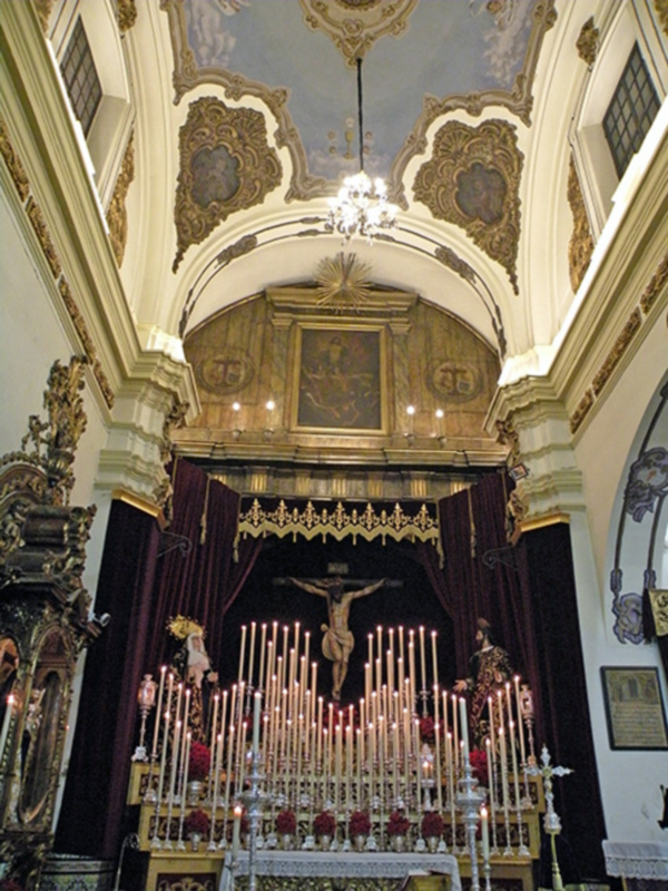 Sevilla.  La Hermandad de la Carretería celebró sus cultos de Quinario, en honor de sus titulares 