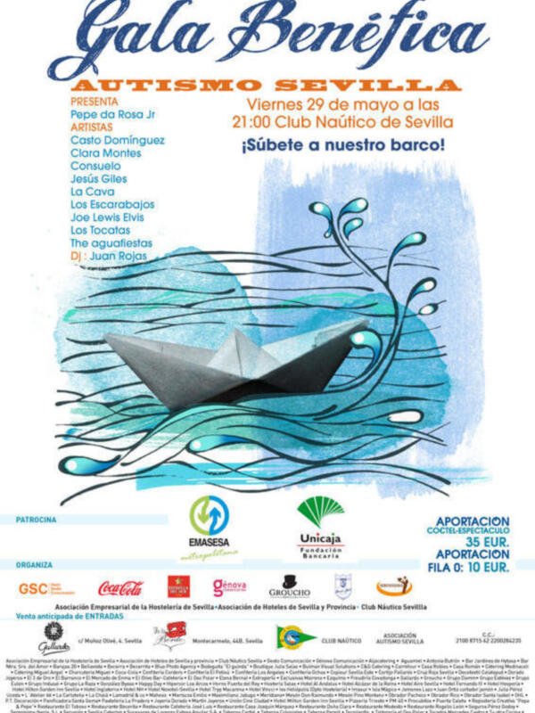 XVI Gala benéfica de Autismo Sevilla en el Club Náutico