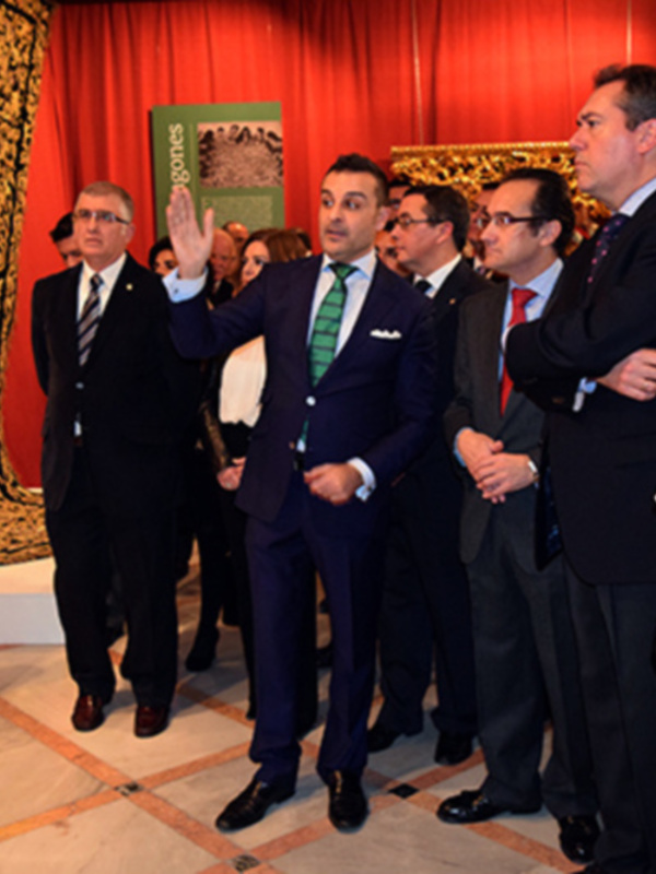 Inauguración de la Exposición ?Un sueño de Forja y Cerámica para la Esperanza? en  el Círculo Mercantil de Sevilla.