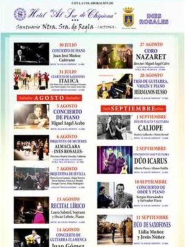 29 conciertos para un Festival de Música Ciudad de Chipiona que este año cumplirá una década de vida