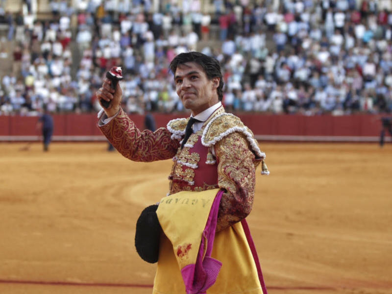 Pablo Aguado corta una oreja en el Corpus 20 Festejo de abono. Jueves 26 de mayo de 2016.