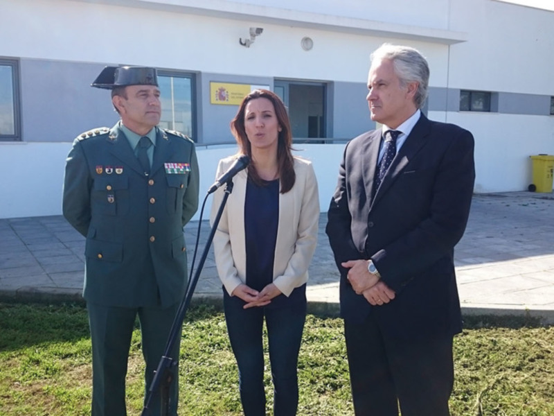 El subdelegado del Gobierno en Cádiz acredita la necesidad de seguir con la ampliación del cuartel de la Guardia Civil