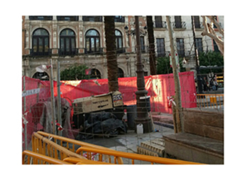 Obras en Plaza Nueva
