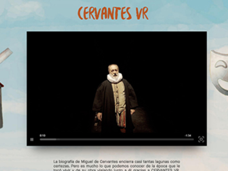 RTVE.es presenta ‘Cervantes VR’, una nueva experiencia de realidad virtual para conocer la vida del genio de las letras