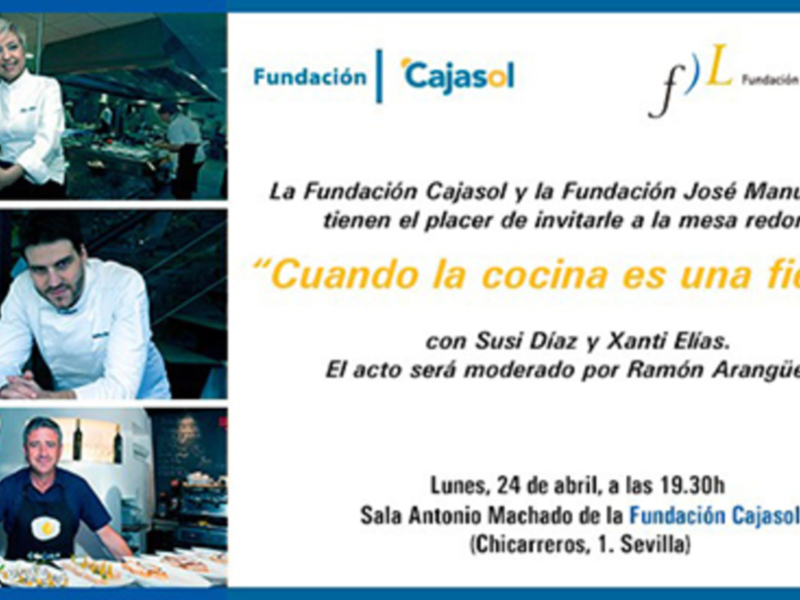 Susi Díaz y Xanti Elías hablan en Sevilla sobre la nueva cocina