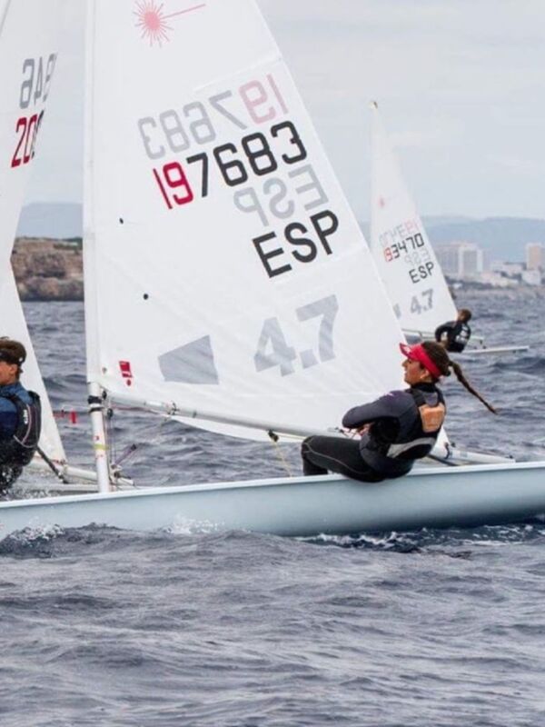 Ana Moncada, campeona de la Copa de España de Láser 4.7