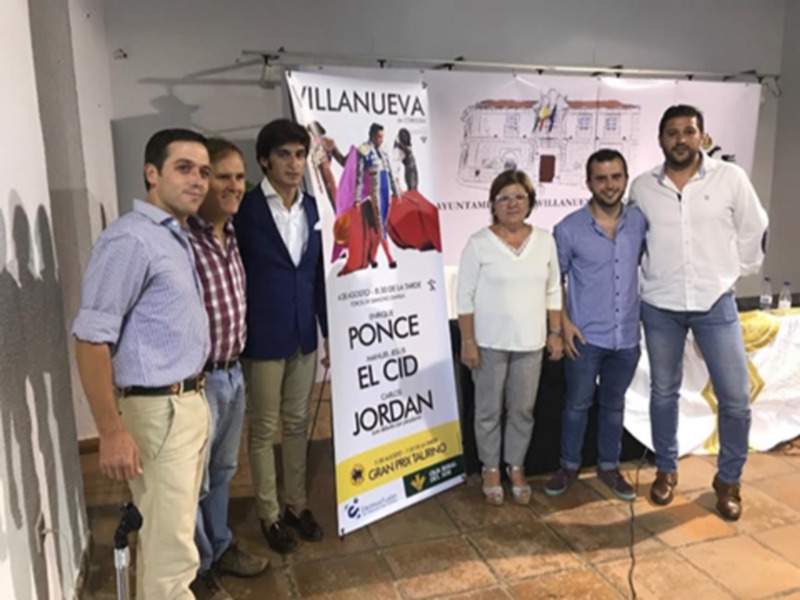 Ponce y El Cid encabezan el cartel del debut con picadores del torero jarote Carlos Jordán