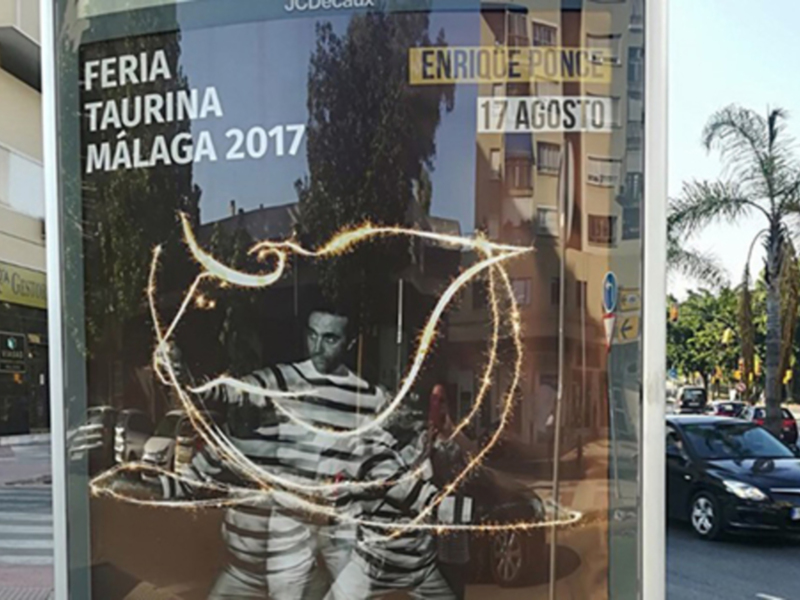 El Toreo inunda de luz las calles de Málaga