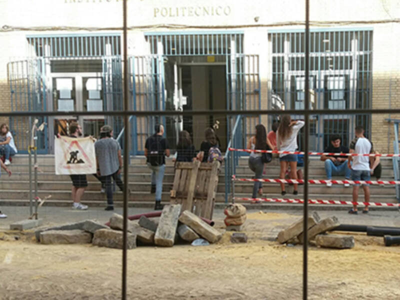 Se inicia el curso en I.E.S. Politécnico de Los Remedios entre obras