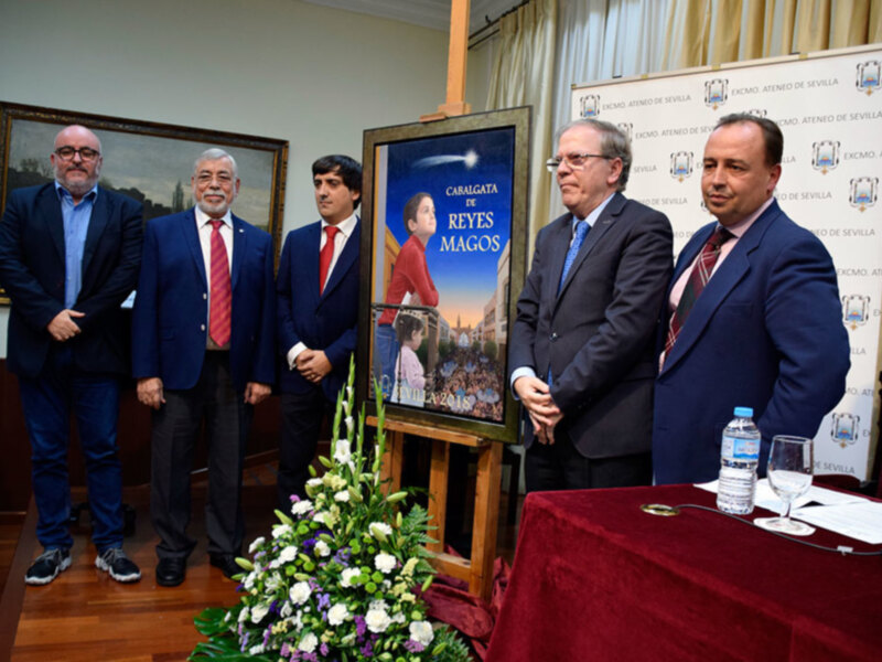 La Cabalgata de Reyes Magos de Sevilla ya tiene  su  cartel del 2018.