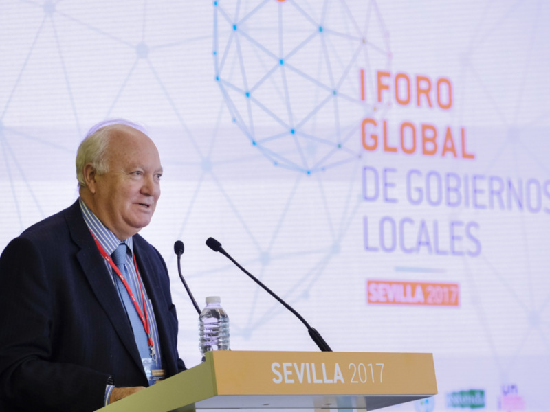 EL ALCALDE DE SEVILLA ANUNCIA EN EL FORO LA CREACIÓN DE UNA “RED GLOBAL De MUNICIPIOS”