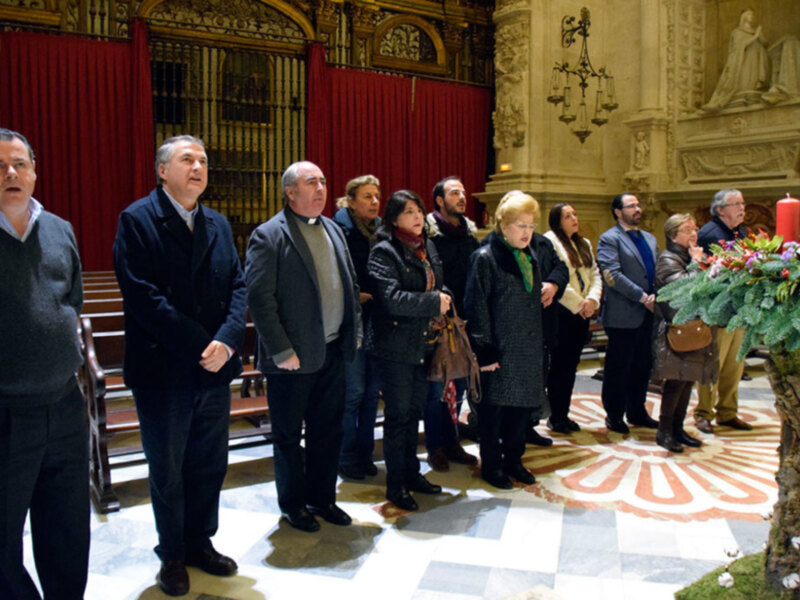 Fernando Yuste Guisado presidente de la nueva junta de la Asociación de Fieles de la Virgen de los Reyes.