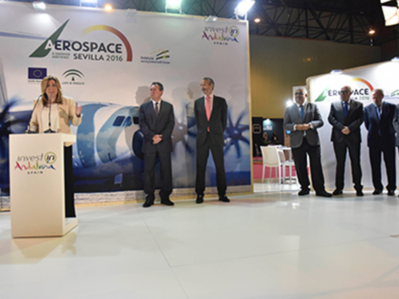 Extenda celebra ADM 2018 en Fibes que cuenta cn la certificaci´n de internacionalidad de la Feria Aeroespacial