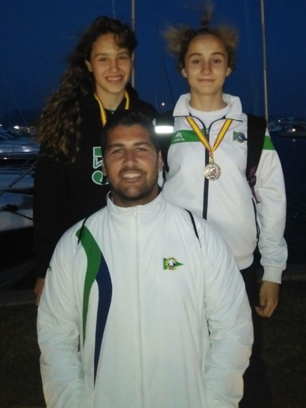 Doble bronce para el Club Náutico en el Nacional de fondo de Jóvenes Promesas de piragüismo