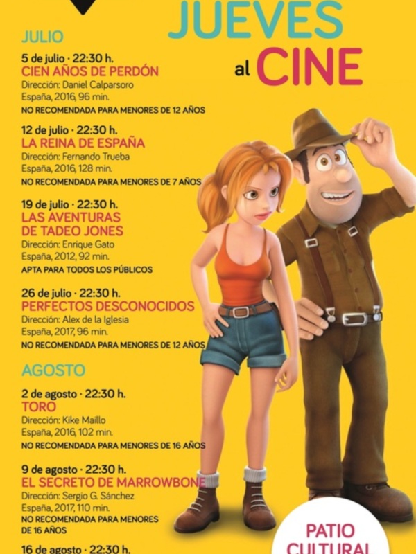 El ciclo 'Los jueves al cine' que promueven Ayuntamiento de Chipiona y Diputación arranca hoy con 'Cien años de perdón'