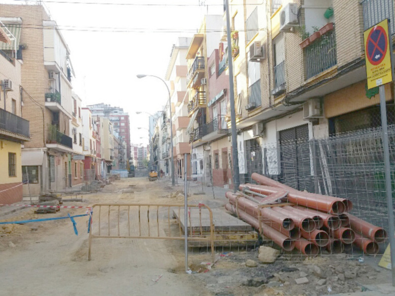 En la calle Virgen de África se plantarán árboles con motivo de la reordenación de la calle
