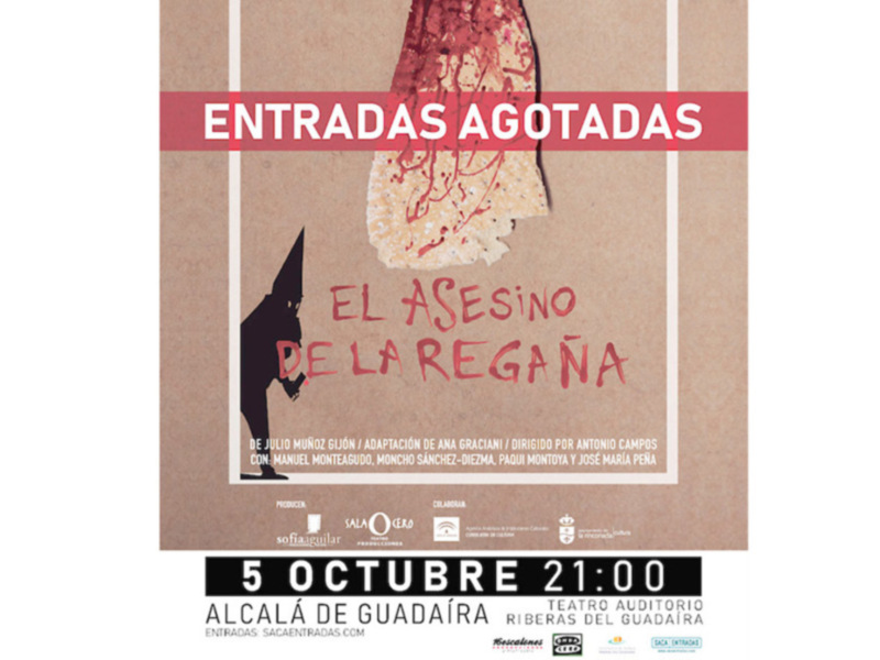 La comedia ‘El asesino de la regañá’ se presenta en Alcalá de Guadaíra con todas las entradas agotadas