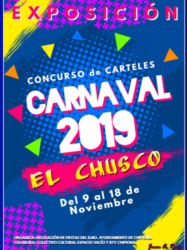 Abierta al público en el Chusco la exposición de los carteles de Carnaval cuya obra ganadora se conocerá el próximo viernes