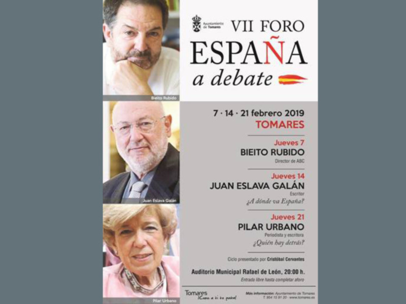 El escritor Juan Eslava Galán, que impartirá una conferencia, a partir de las 20,00 horas, titulada ‘A dónde va España?’