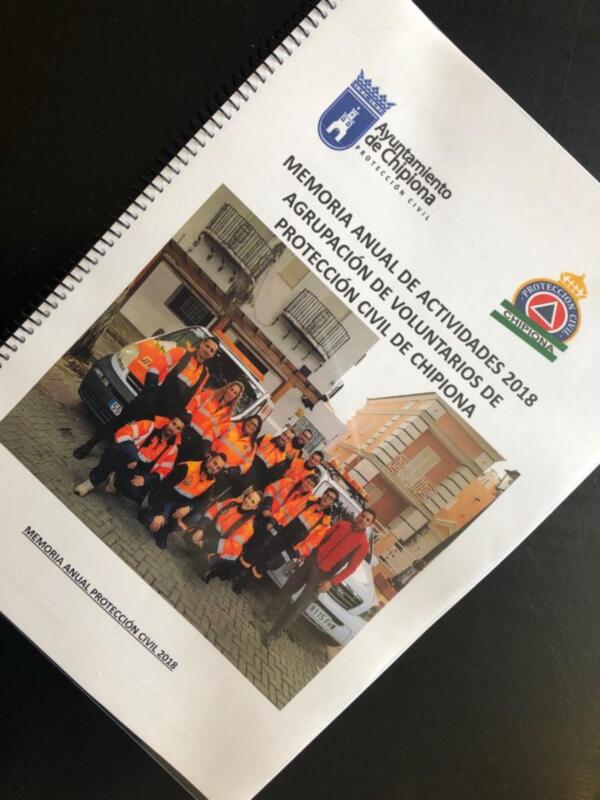 Protección Civil de Chipiona atendió en 2018 la totalidad de los servicios que le fueron demandados