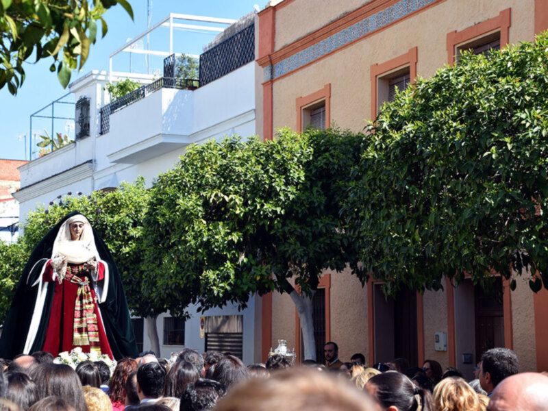 Cultos de Novena y traslado de la Hermandad de la Vera-cruz de Alcalá del Río.