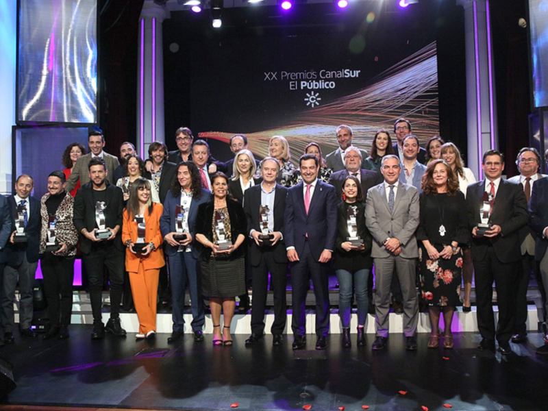 Entregados los Premios del 30 aniversario de Canal Sur y 20 aniversario de los Premios El Público