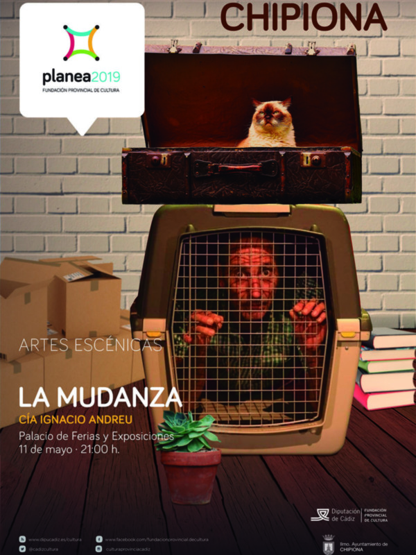 Cultura ofrece mañana sábado la comedia La Mudanza de la Compañía Ignacio Andreu en el Palacios de ferias y exposiciones