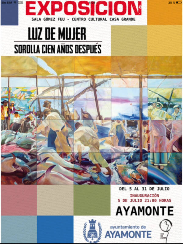 El Proyecto Cultural "Luz de Mujer, Sorolla 100 años después" Comisariado por Ana Feu y Carmen Sánchez Ruda y compuesto por 21 mujeres pintoras