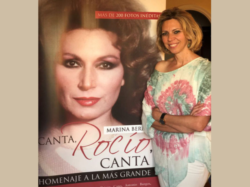 El próximo martes verá la luz ‘Canta, Rocío, canta’, un libro de Marina Bernal homenaje a Rocío Jurado y sus seguidores