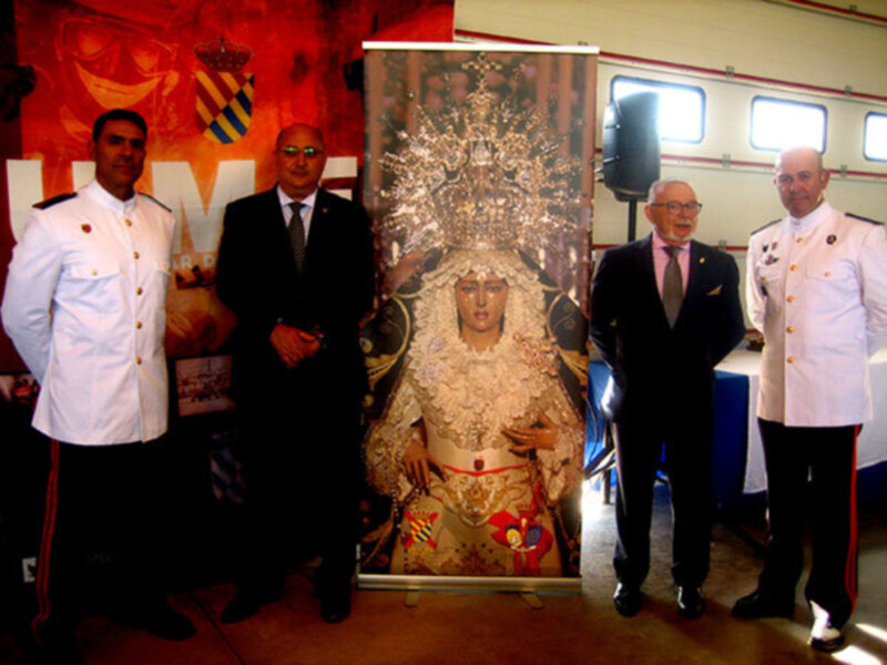 Honores para Nuestra Señora del Rosario por la Unidad de Emergencia “UME”
