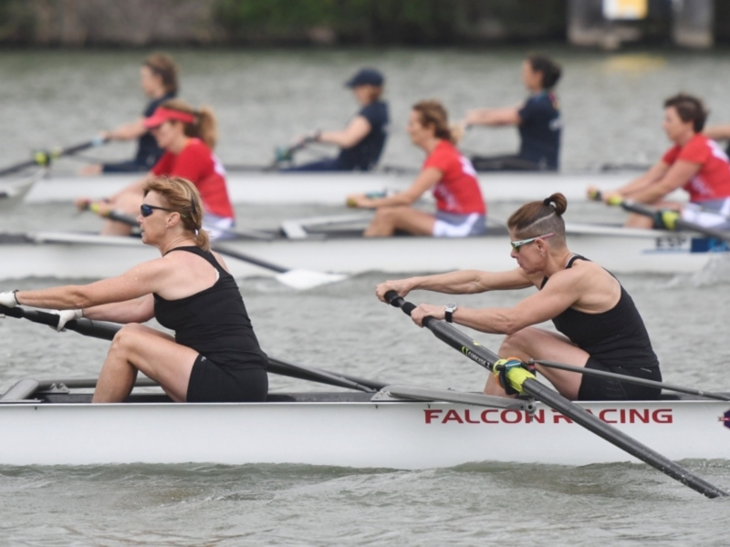 Primera jornada de la III Sevilla International Rowing Masters Regatta