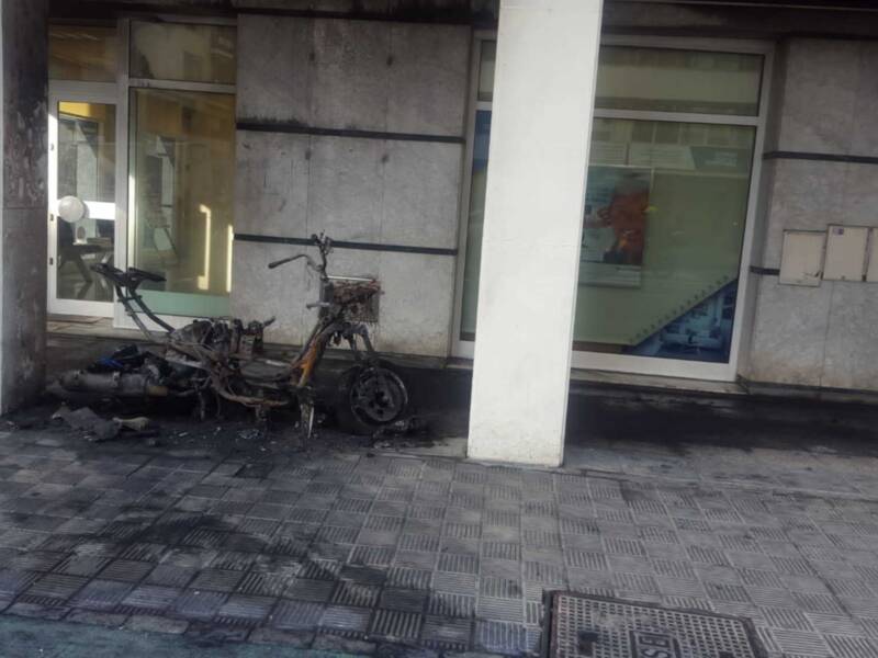 Vandalismo en el barrio de Los Remedios de Sevilla.