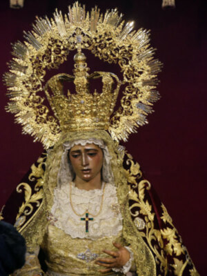 La Amargura en Besamanos antes de ser restaurada