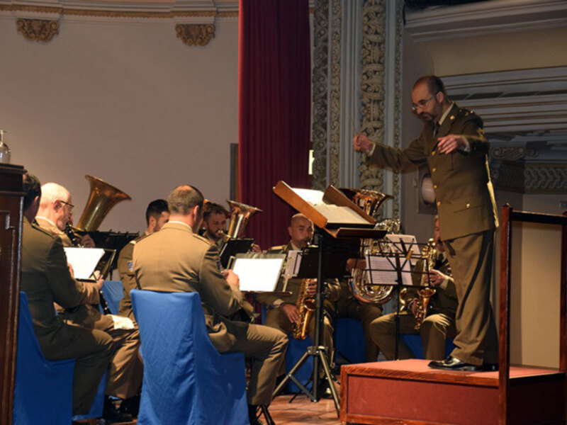 La Banda de Música de la antigua Soria nº 9 celebró un concierto en homenaje al Patrón de Ingeniero