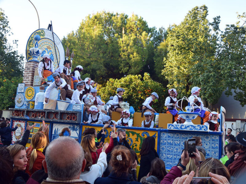 Fantasía en Triana con sus Cabalgata de Reyes Magos