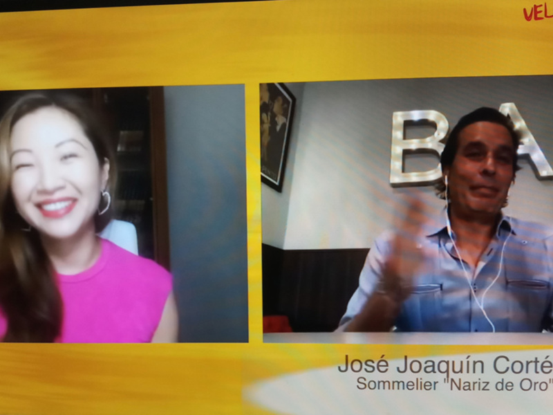 José Joaquín Cortés, sommelier "nariz de oro", entrevistado por Veline Ong.