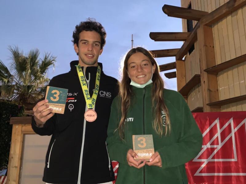 Doble podio para el Club Náutico en el Campeonato de Europa de la clase RS:X