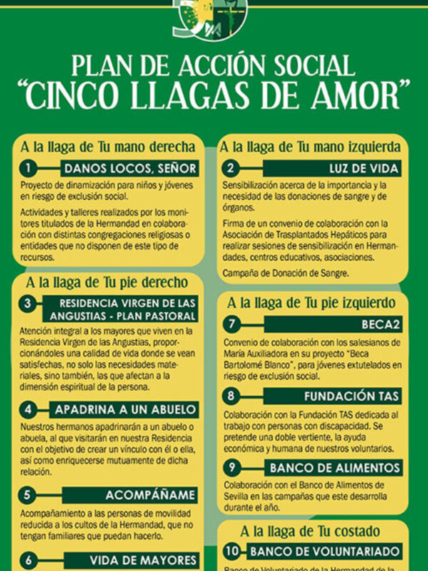 Presentación del Plan de Acción Social "Cinco Llagas de Amor” en Alcalá del Río