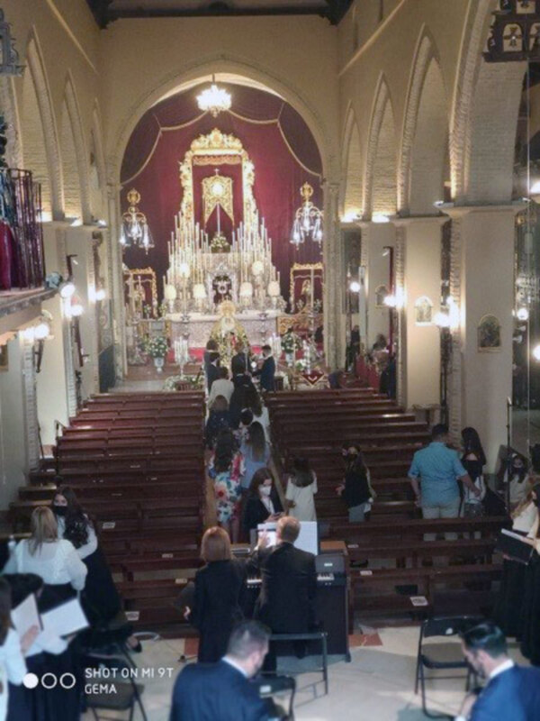 La Virgen de los Dolores de Alcalá del Río en su veneración