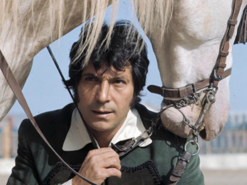 Sancho Gracia, en "Avisa a Curro Jiménez"