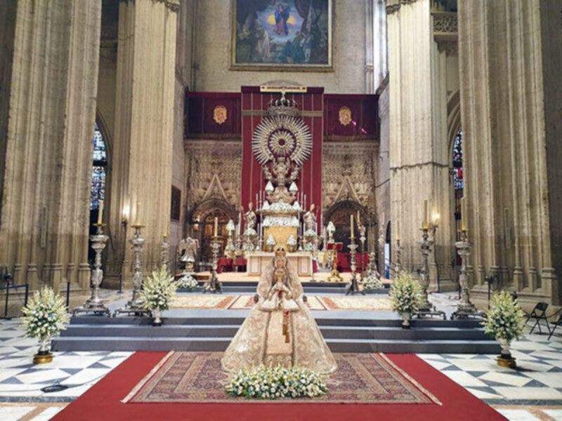 Los cultos de Novena de la Virgen de los Reyes serán presididos por el Nuevo arzobispo  de Sevilla  José Ángel Sainz Meneses
