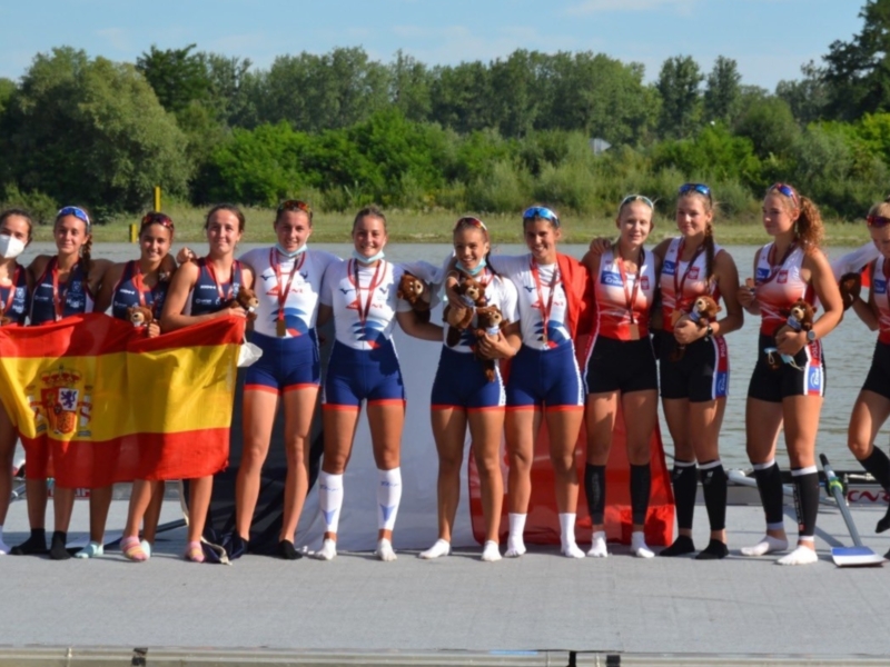 Doble plata para el remo sevillano en la Copa de la Juventud