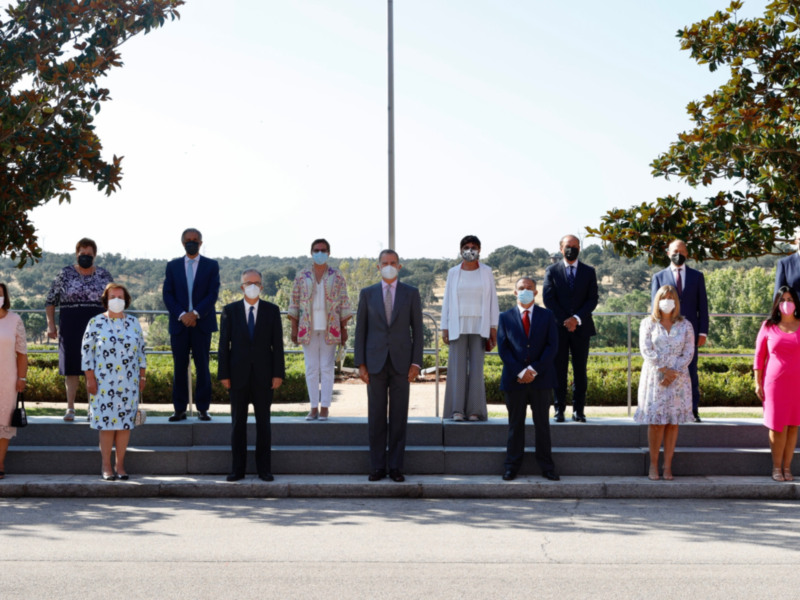 Su Majestad el Rey recibe en audiencia al Grupo Barceló con motivo de su 90 aniversario 