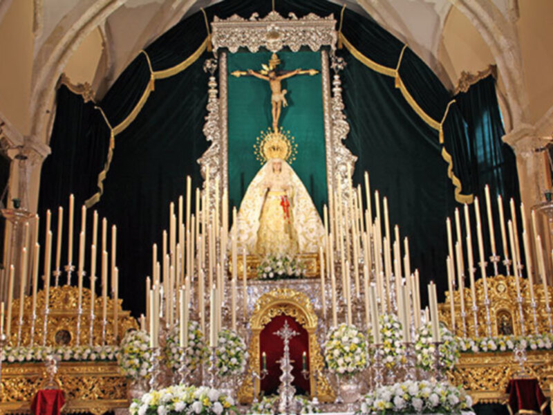 Solemne Triduo con motivo del L  Aniversario de la Coronación de María Santísima de las Angustias de Alcalá del Río