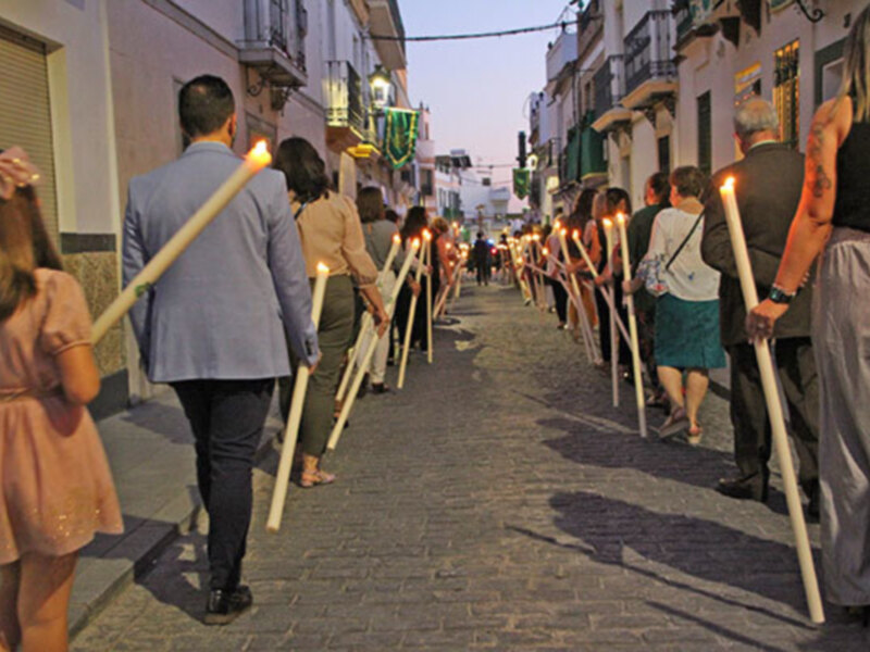 Rosario Vespertino de la Antigua Hermandad de la Santa Vera-cruz de Alcalá del Río.