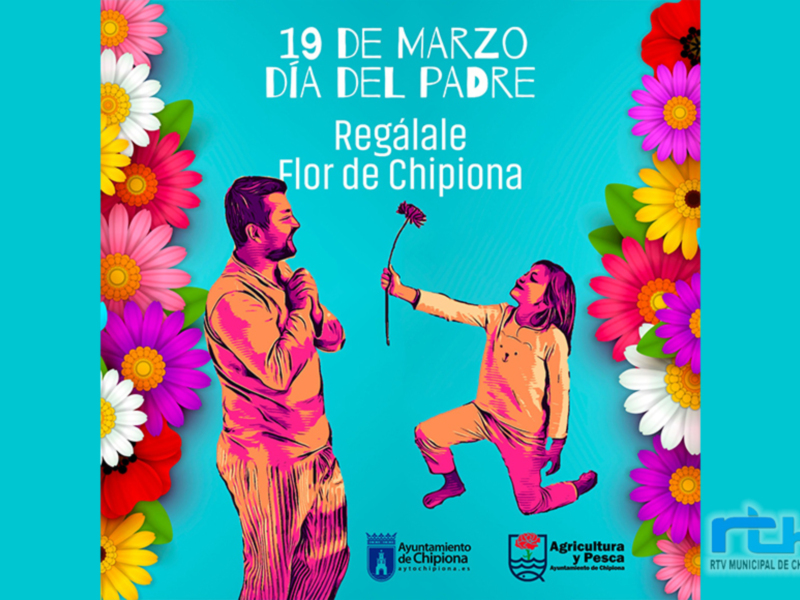 Laura Román anuncia una campaña promocional para incentivar que se regalen flores de Chipiona en el Día del Padre 