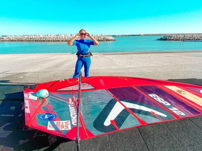 Pilar Lamadrid, anfitriona de los iQFoil International Games Andalucía