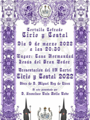 Miguel Rey de Cirez nos traslada este año 2022 con su cartel de Semana Santa al barrio de San Lorenzo.